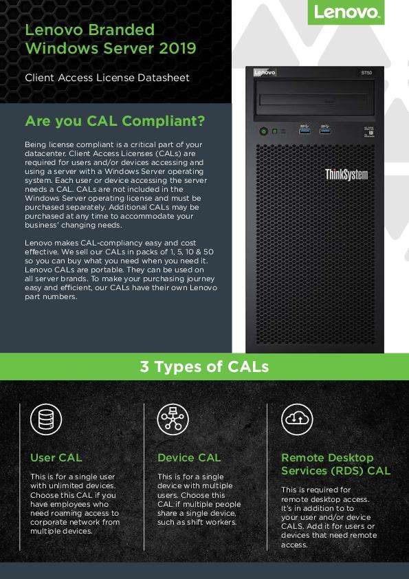 Lenovo Branded Windows Server 2019